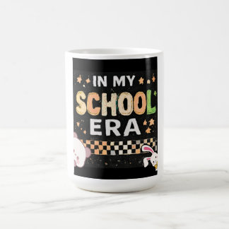 Retro In My School Era Aesthetic Back to School  Coffee Mug
