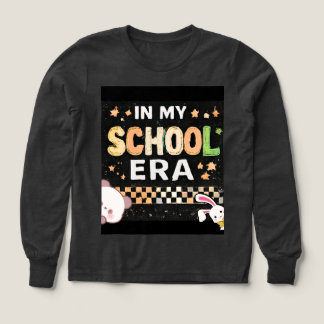 Retro In My School Era Aesthetic Back to School  Tri-Blend Shirts