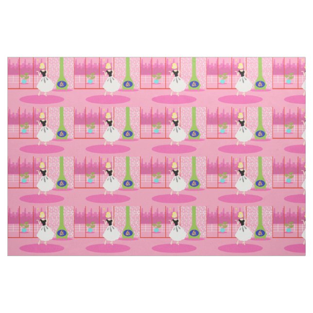 Retro In the Pink Fabric (Yard)