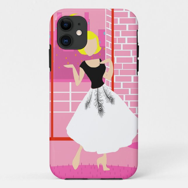 Retro In the Pink iPhone 5/5S Case (Back)