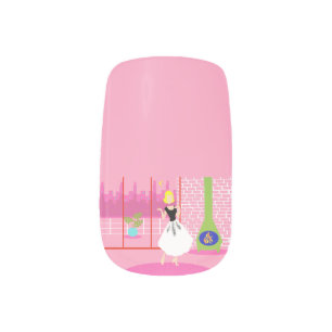 Retro In the Pink Minx Nail Art Stickers