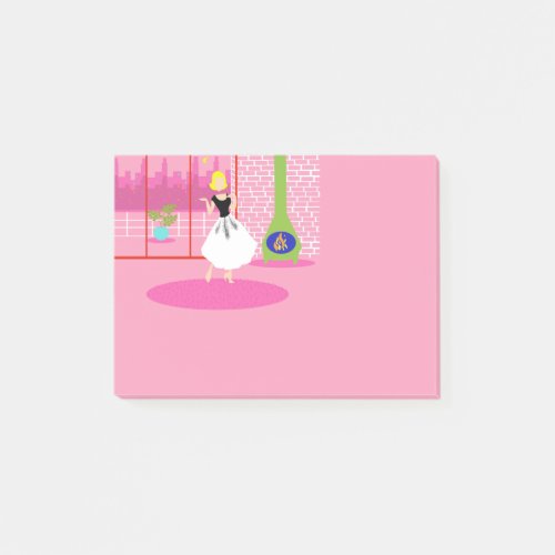 Retro In the Pink Post_It Notes