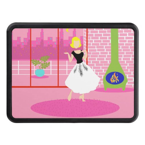 Retro In the Pink Trailer Hitch Cover