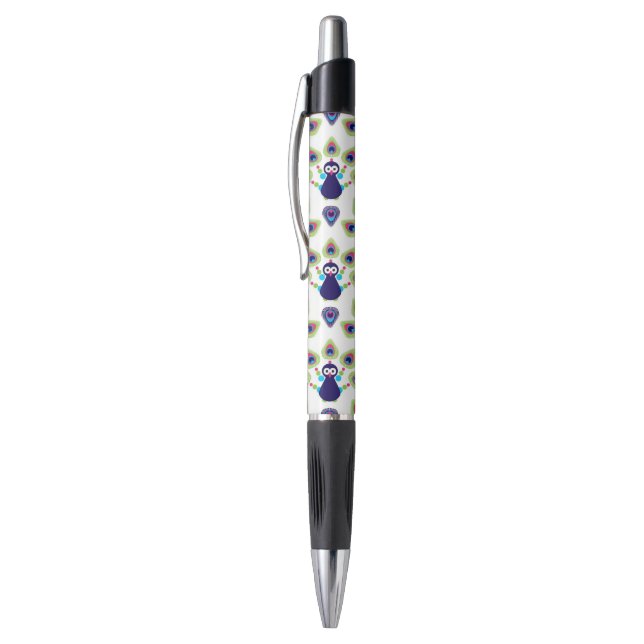retro india exotic peacock pen (Top (Vertical))
