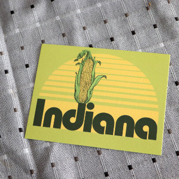 Retro Indiana Postcard by Retro_Zombies at Zazzle