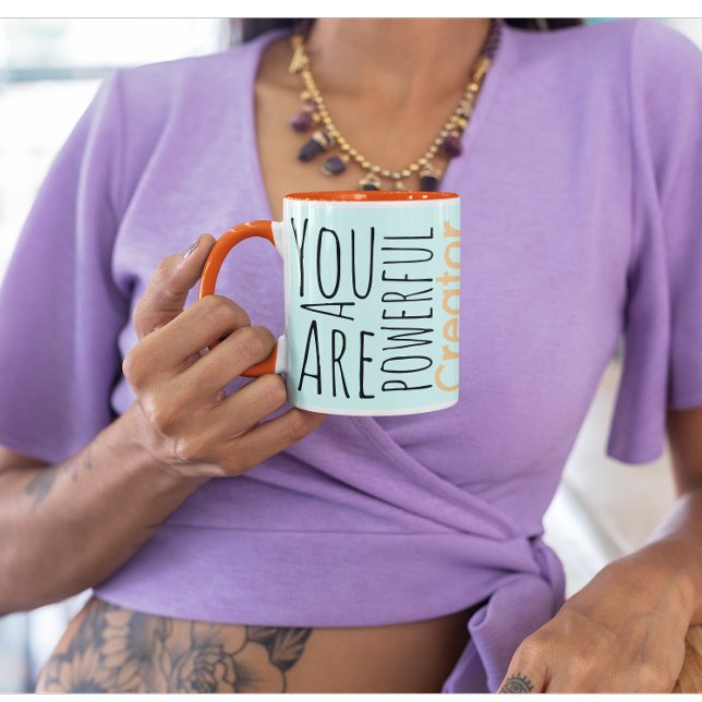 retro inpiration Mug (Your are a powerful creator mug)