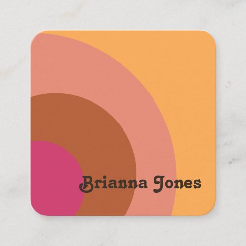 Retro Inspired Business Card