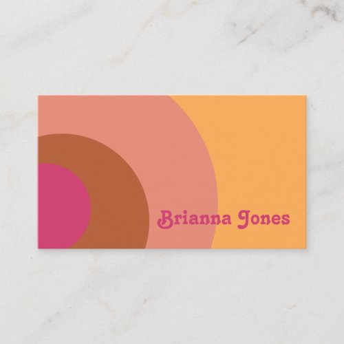 Retro Inspired Business Card