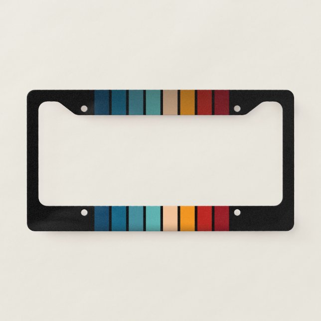 Retro Inspired License Plate Frame  (Front)