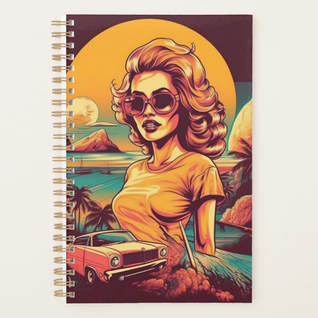 retro inspired notebook (Front)