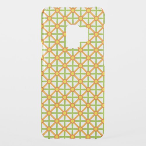 Retro Inspired Orange Green  Yellow Pattern Uncommon Samsung Galaxy S9 Case