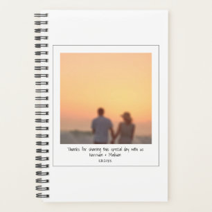 Retro instant photo picture custom text modern planner