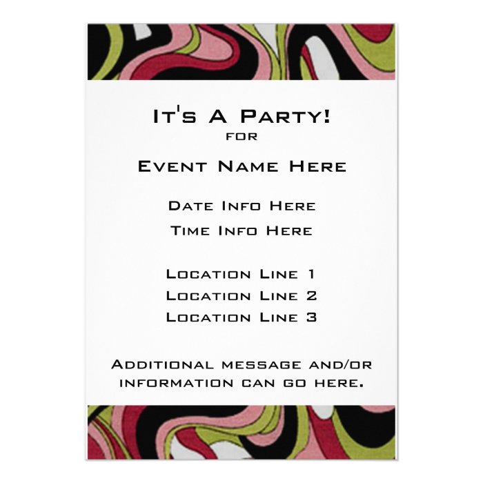 Retro Invitations