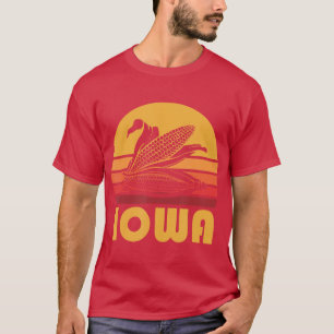 Retro Iowa Corn  Vintage Maize Farming  Gift  T-Shirt