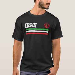 Retro Iranian Pride National Flag Of Iran T-Shirt