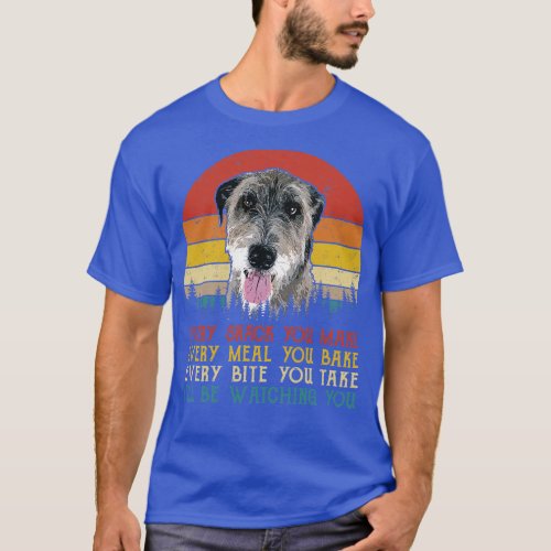 Retro Irish Wolfhound Every Snack You Make Every M T_Shirt