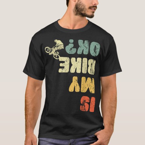 Retro Is My Bike Ok Youth Mens Kids Womens Vintage T_Shirt