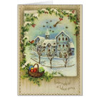 Vintage Christmas Card in Italian | Zazzle.com