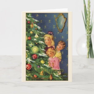 Retro Italian Christmas Greeting Card