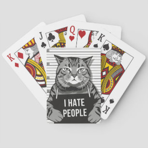 Retro Italian Espresso Art Cafe 1950s Poster Poker Cards
