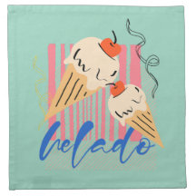 Retro Italian Ice Cream Cones