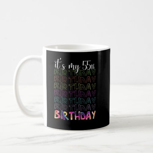 Retro Its My 62nd Birthday Gifts Tye Dye Style 62 Coffee Mug