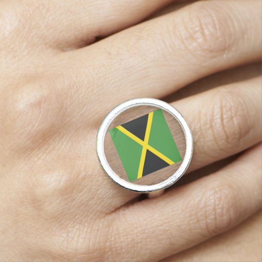 Retro Jamaica Flag Ring