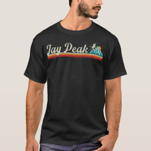 Retro Jay Peak Mountain Ski T-Shirt