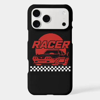 Retro JDM Racer Graphic Sports Car iPhone 17 Pro Max Case