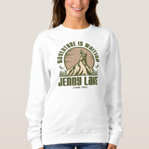 Retro Jenny Lake Hike  Sweatshirt
