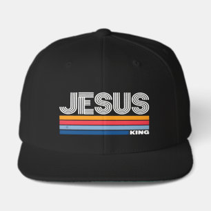 Retro jesus king christian visor