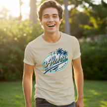 Retro "Jesus Loves You" Hawaiian T-Shirt