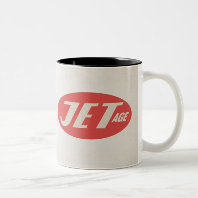 Retro Jet Age Logo Mug (Right)