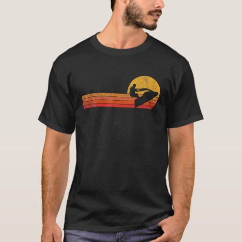 Retro Jet Ski Jetski Jet Skier Vintage T_Shirt