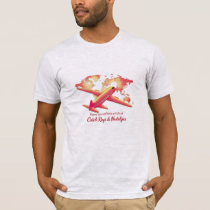 Retro Jetset State of Mind –Catch Rays & Nostalgia T-Shirt