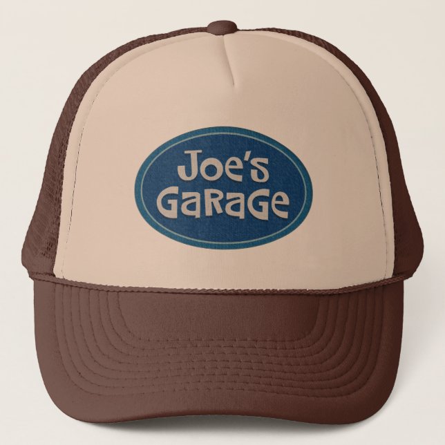 Retro "Joe's Garage" Logo Trucker Hat (Front)