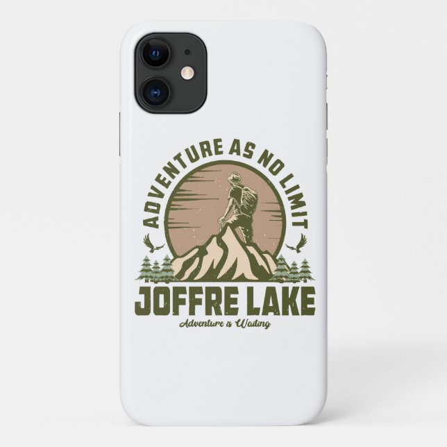 Retro Joffre Lake Hike Case-Mate iPhone Case (Back)