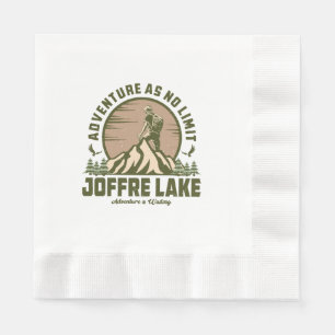 Retro Joffre Lake Hike Napkins