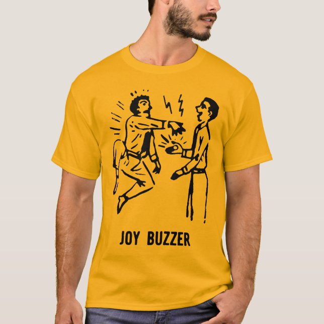 Retro Joy Buzzer Advertising Design T-Shirt (Front)
