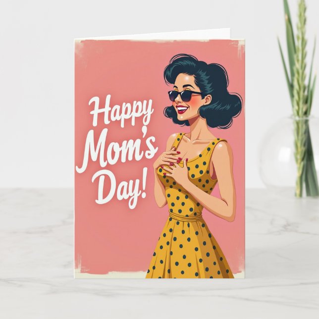 Retro Joy Celebration Card (Front)