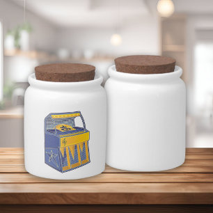 Retro Jukebox Candy Jar