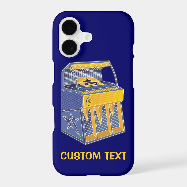 Retro Jukebox Case-Mate iPhone Case (Back)
