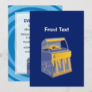 Retro Jukebox Invitation