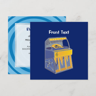 Retro Jukebox Invitation