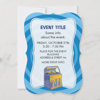 Retro Jukebox Invitation