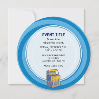 Retro Jukebox Invitation