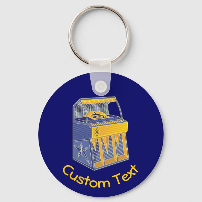 Retro Jukebox Keychain (Front)