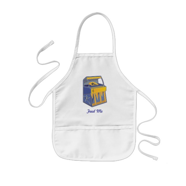Retro Jukebox Kids' Apron (Front)
