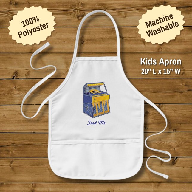 Retro Jukebox Kids' Apron (Creator Uploaded)