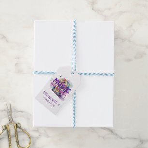 Retro Jukebox Music Birthday Party Thank You Gift Tags